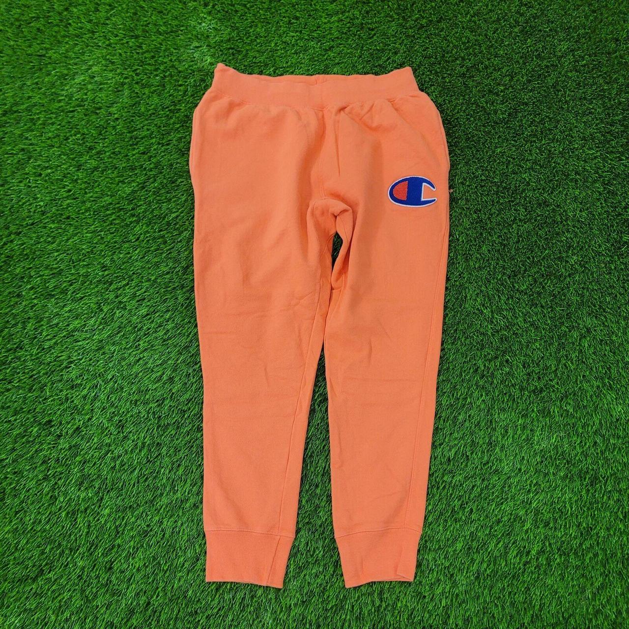 Vintage Y2K Champion Jogger Womens XL Orange. Depop