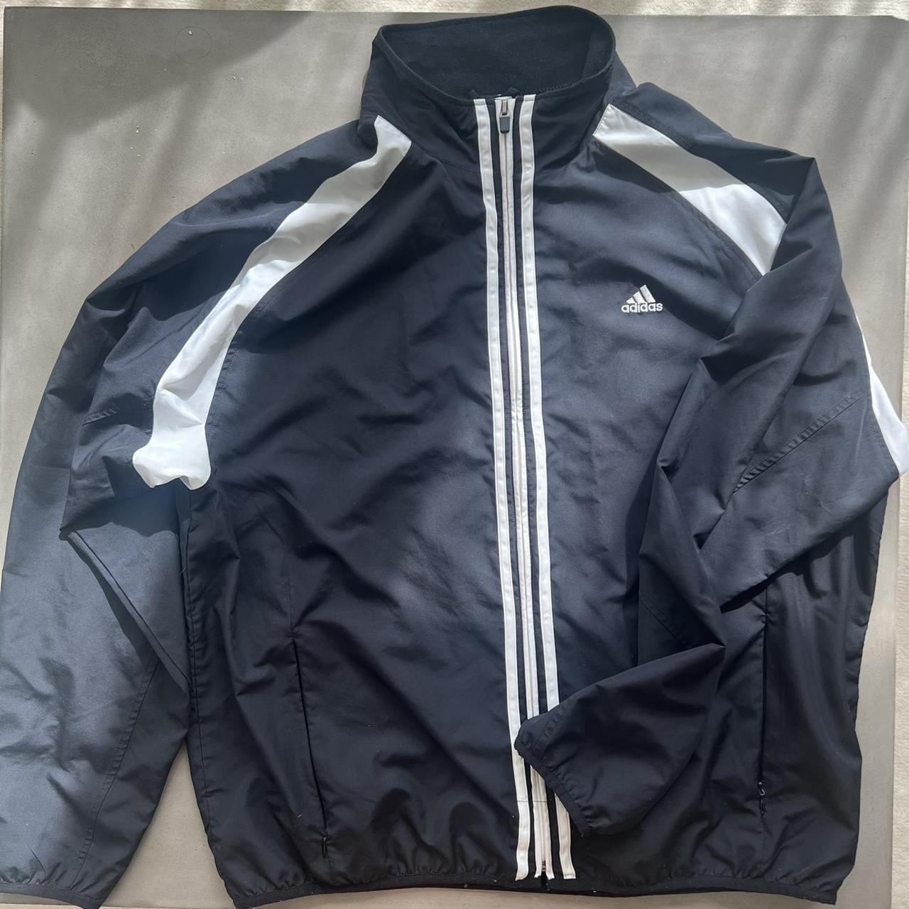 Adidas oversized windbreaker sale