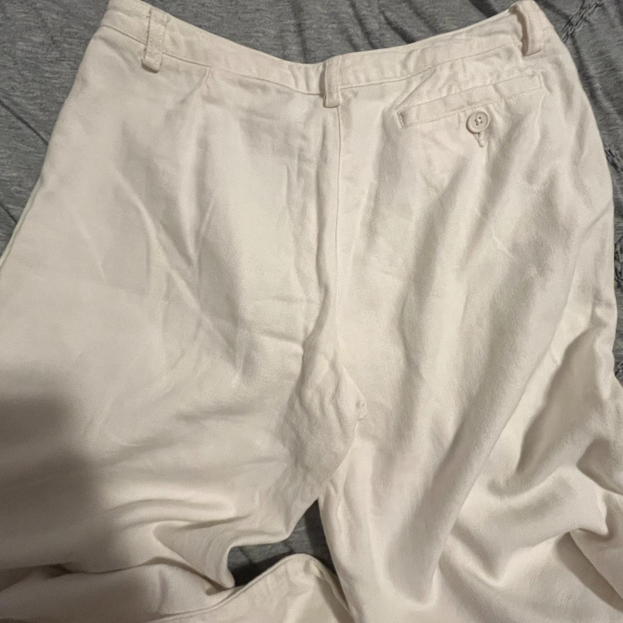 Brandy Melville White Off White Linen Depop