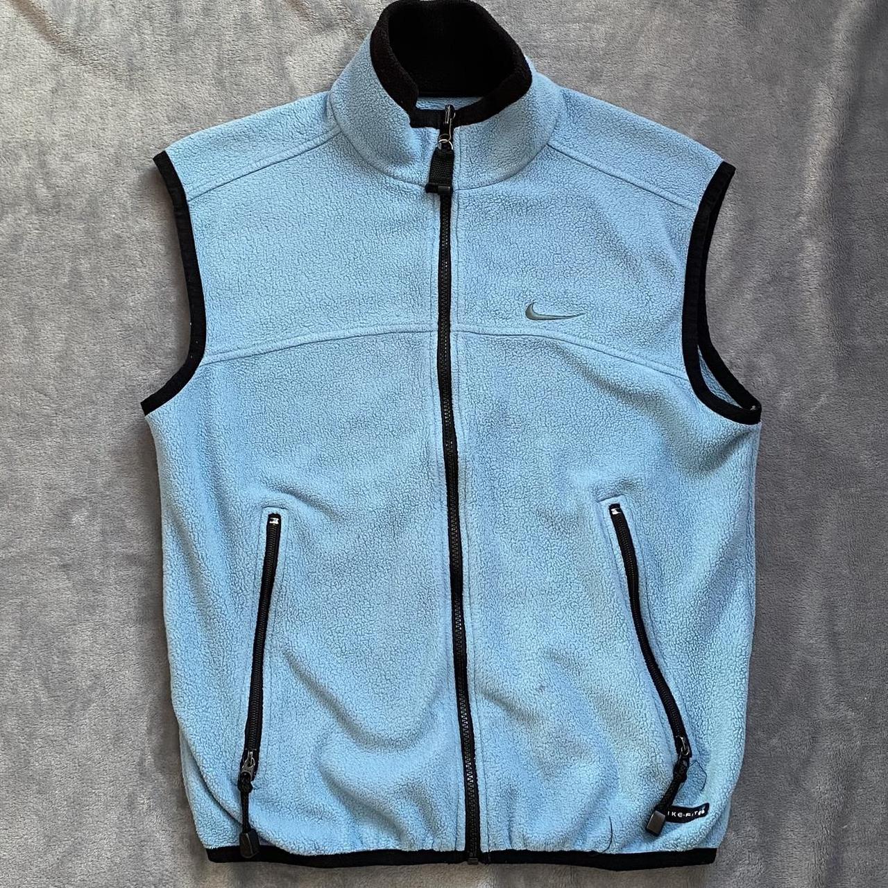 baby blue nike acg vest condition like on pictures - Depop