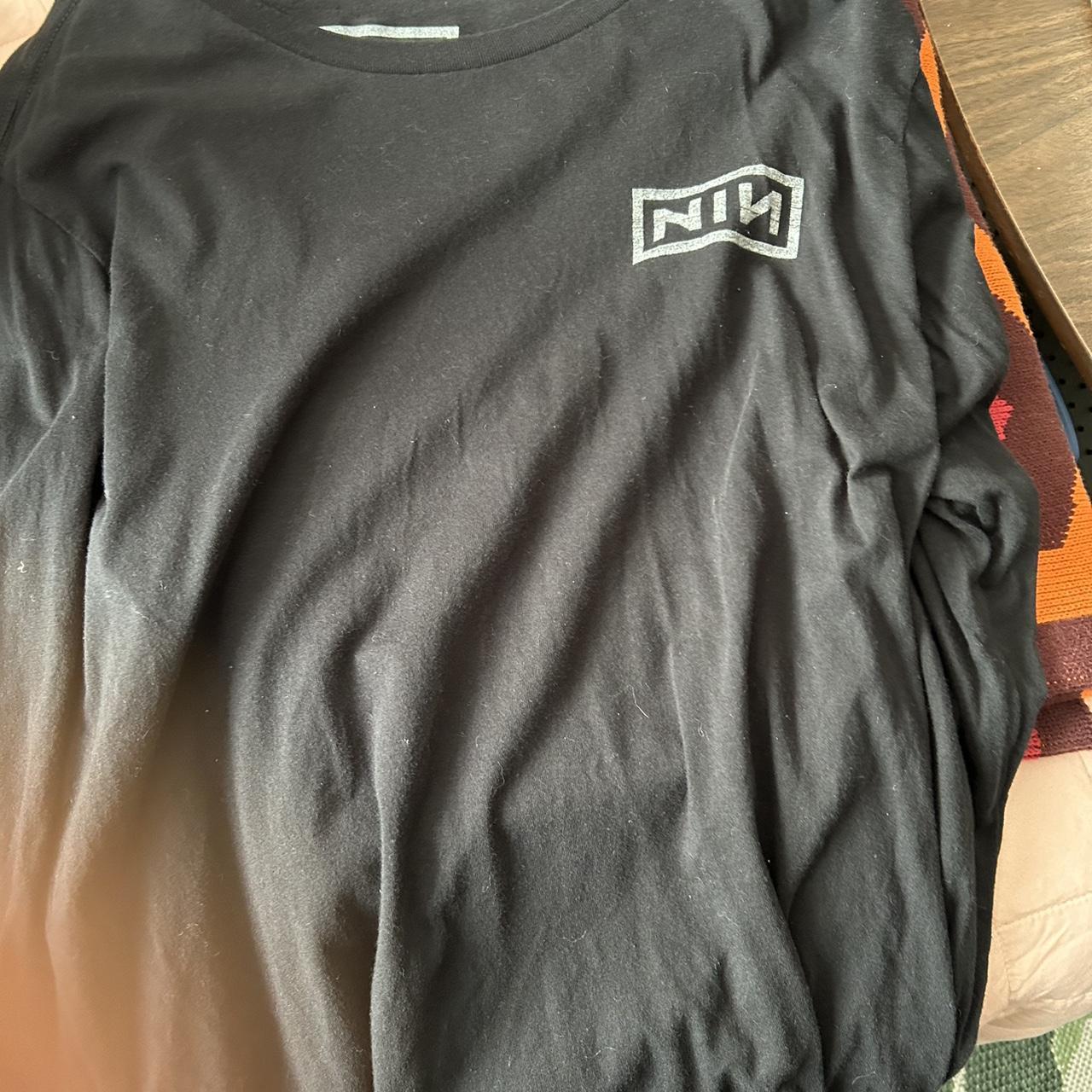 XL nine inch nails 2018 tour longsleeve. Only worn a... - Depop