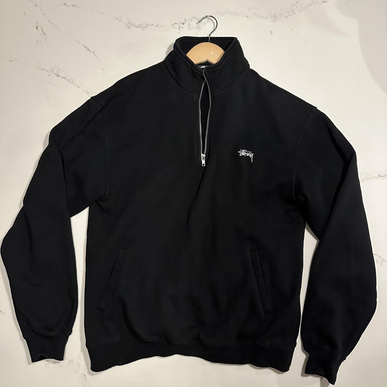 Stüssy - Overdyed Stock Logo Mock Sweatshirt | HBX