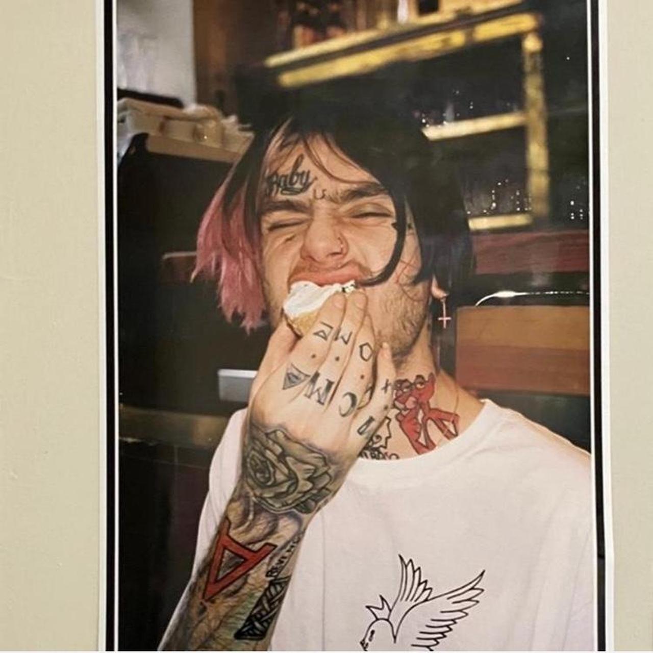 Lil Peep Poster eating #lilpeep #poster - Depop