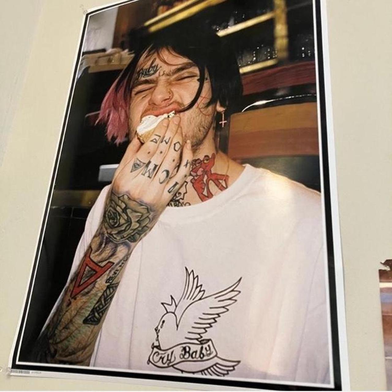 Lil Peep Poster eating #lilpeep #poster - Depop