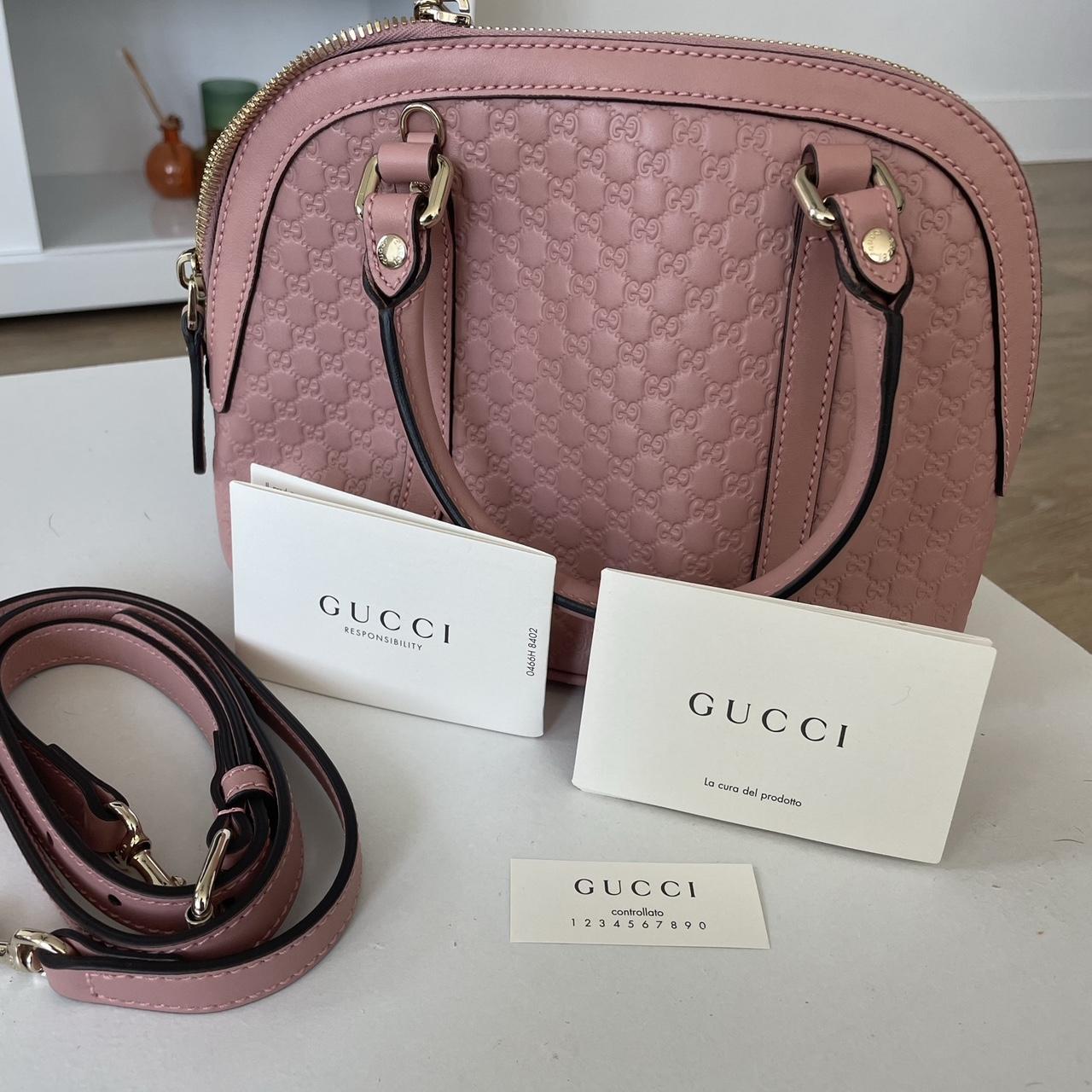 Gucci MicroGuccissima Mini Dome Bag Pink Never