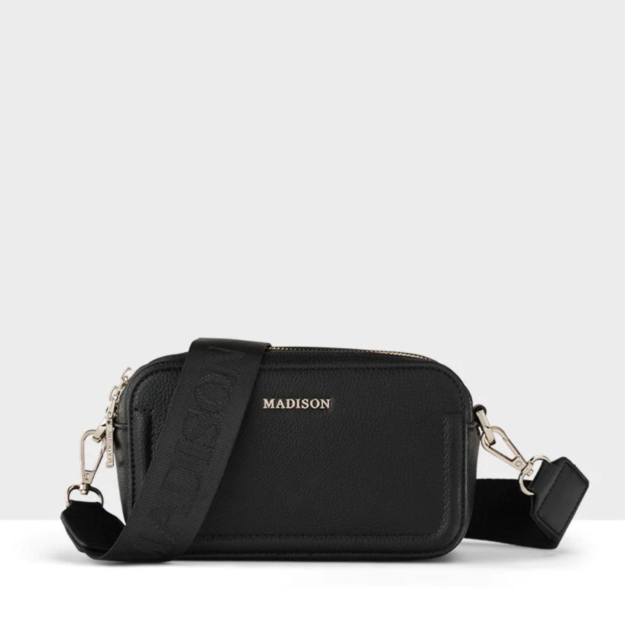 Madison ‘Maddie Double Zip Camera Crossbody Bag +... - Depop