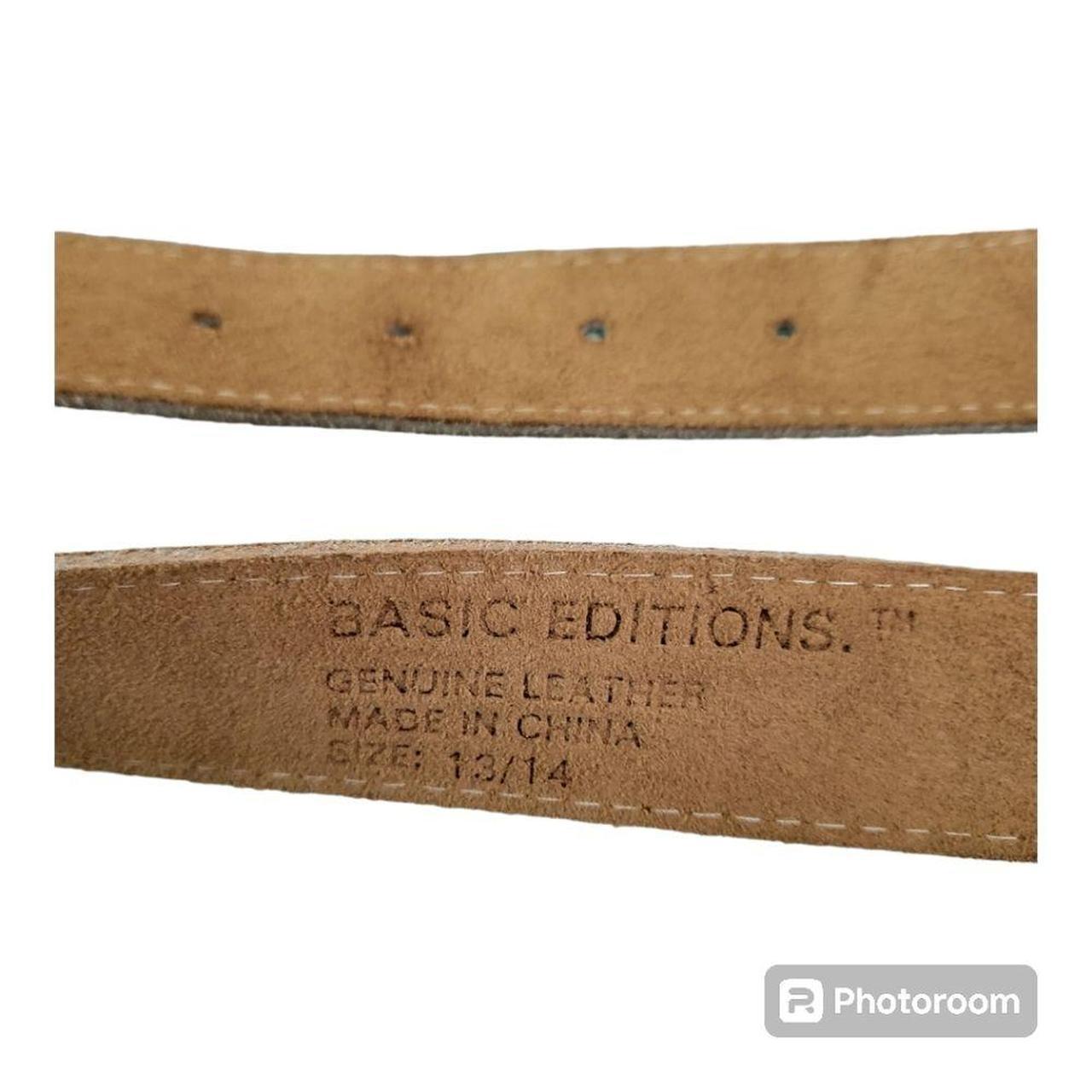 Basic Editions Women's Belt - Tan – Basic edition… - image 4