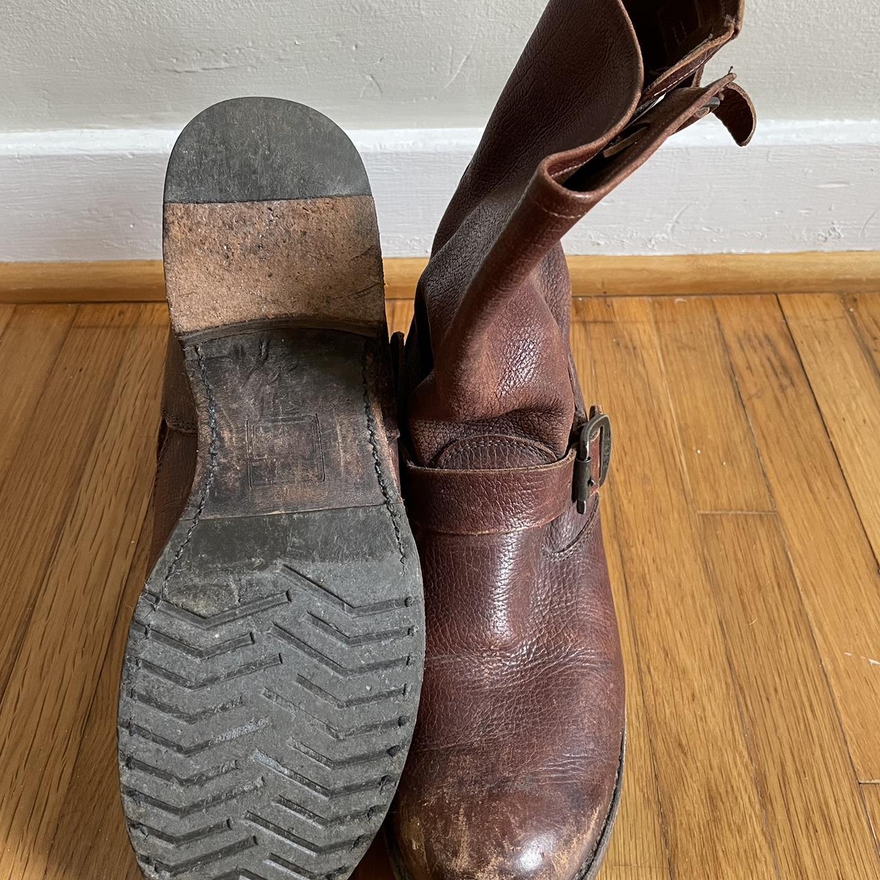 frye motorcycle boots women's