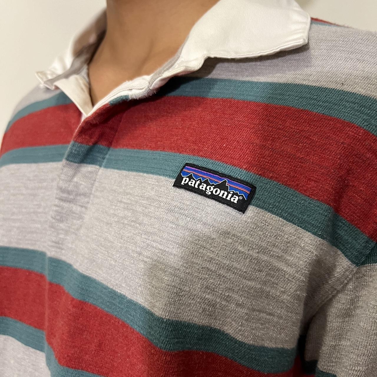 Vintage Patagonia red and grey Men's Depop