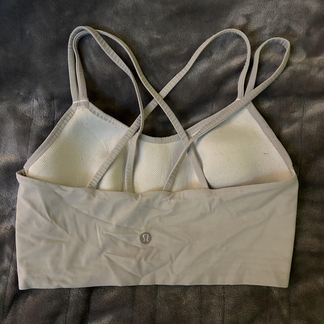 Lululemon v neck sports bra with racerback - Depop