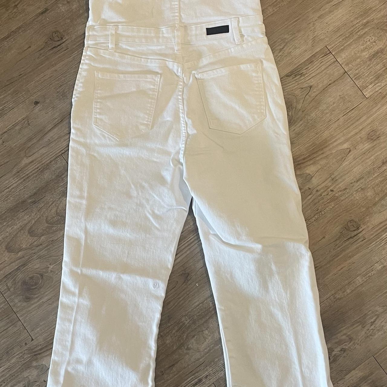 Volcom Women's Overalls - White - L – Volcom whit… - image 1