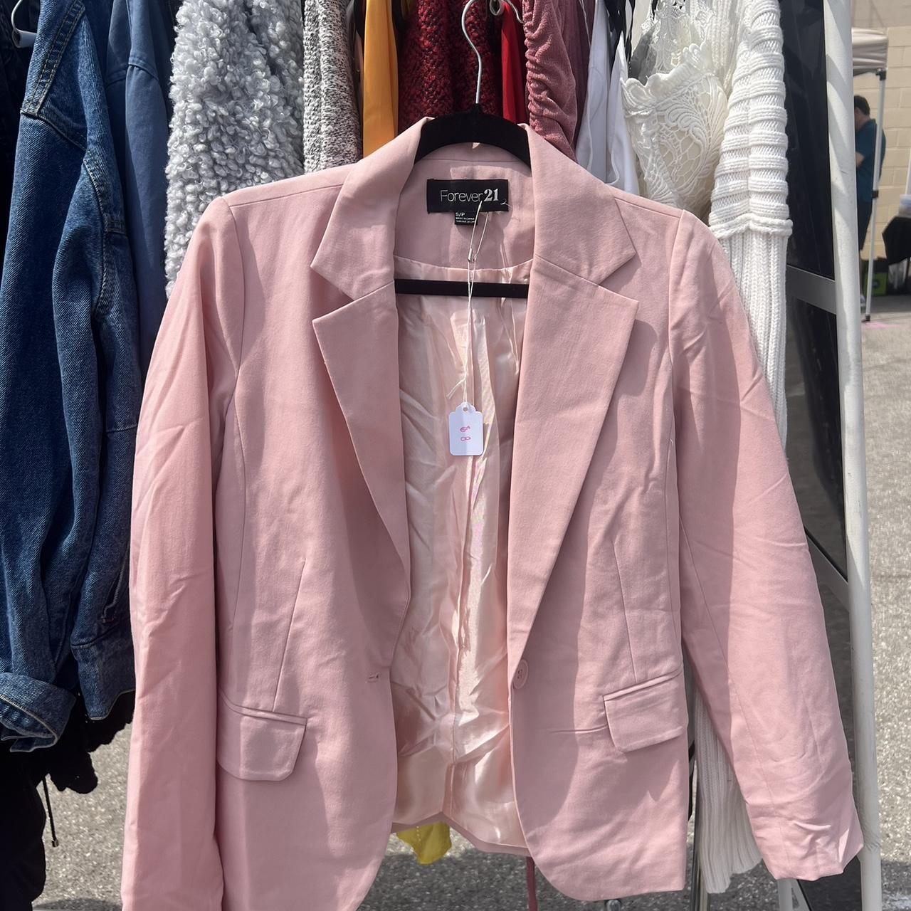 Pink blazer forever 21 hotsell