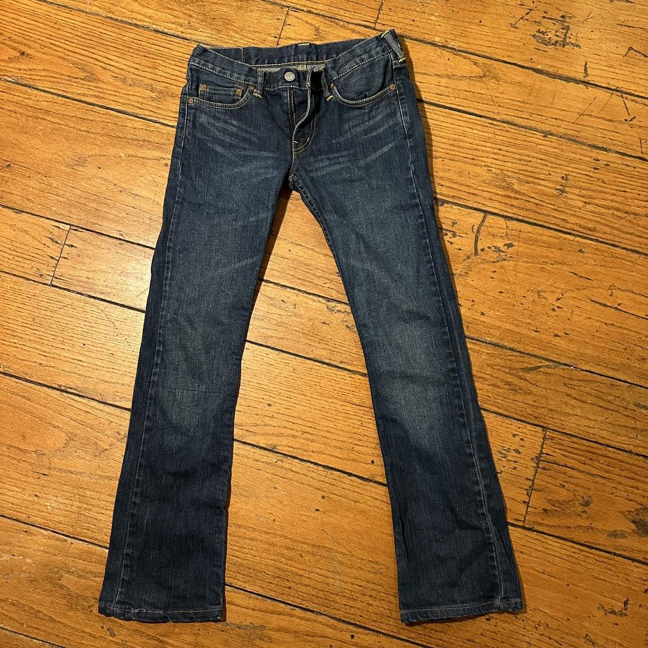 rare vintage evisu donna low-waisted pink heart | Depop
