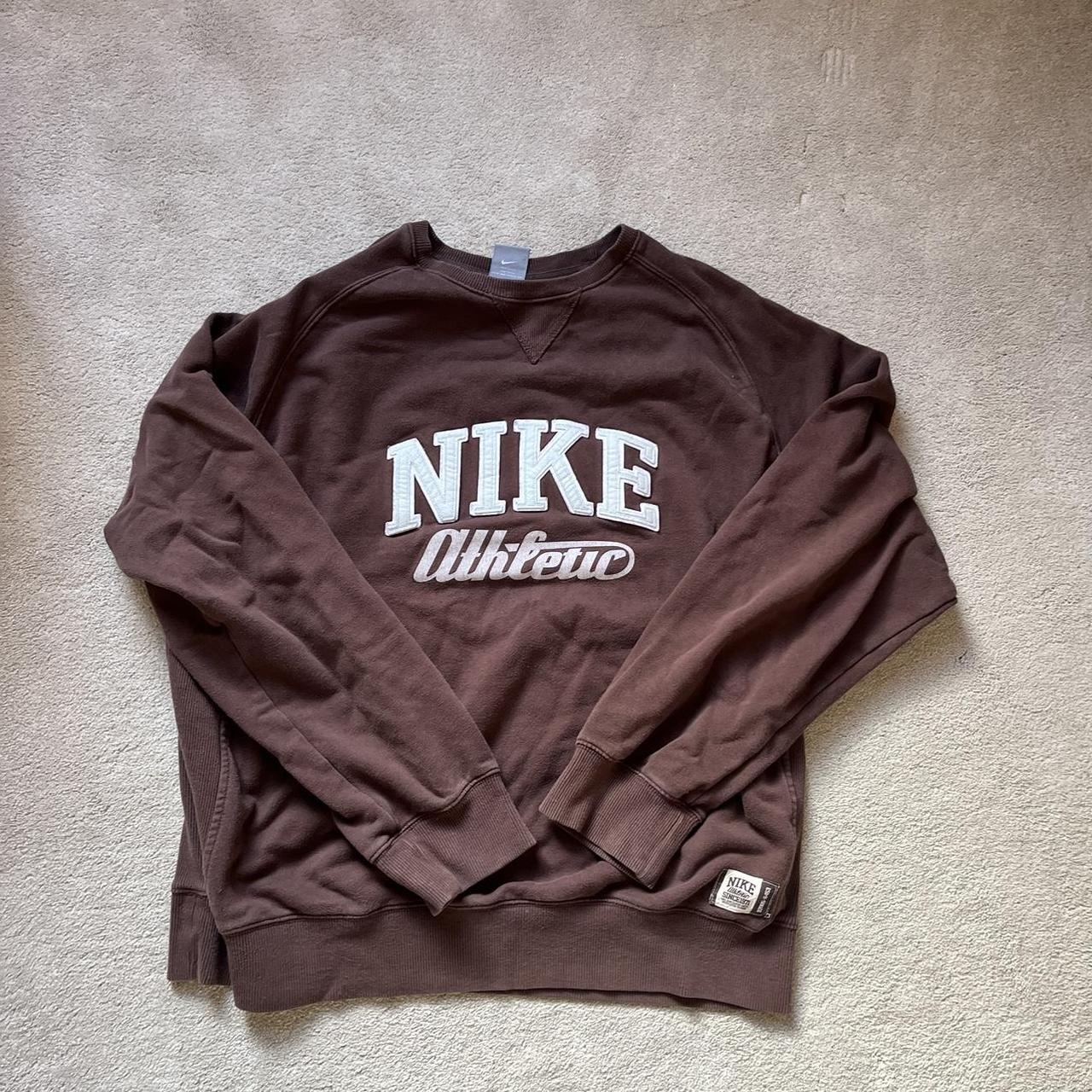 nike vintage brown sweatshirt