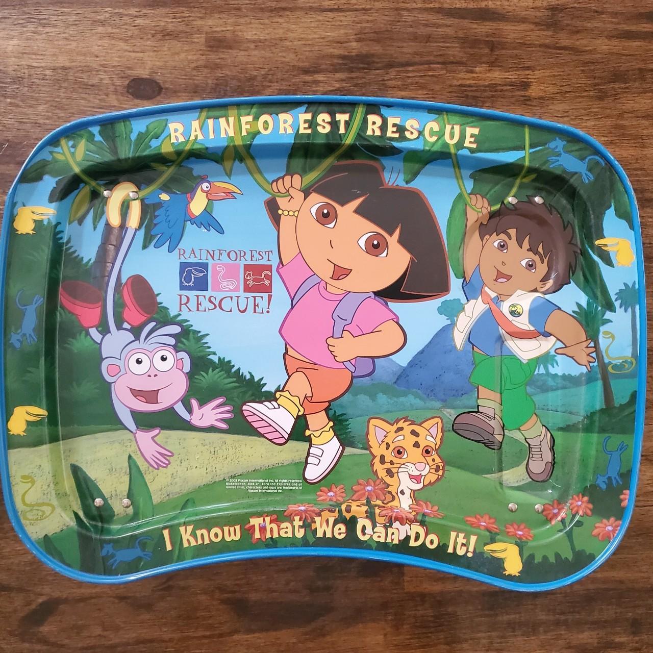 Dora The Explorer & Diego Vintage 2003 Metal Serving... - Depop