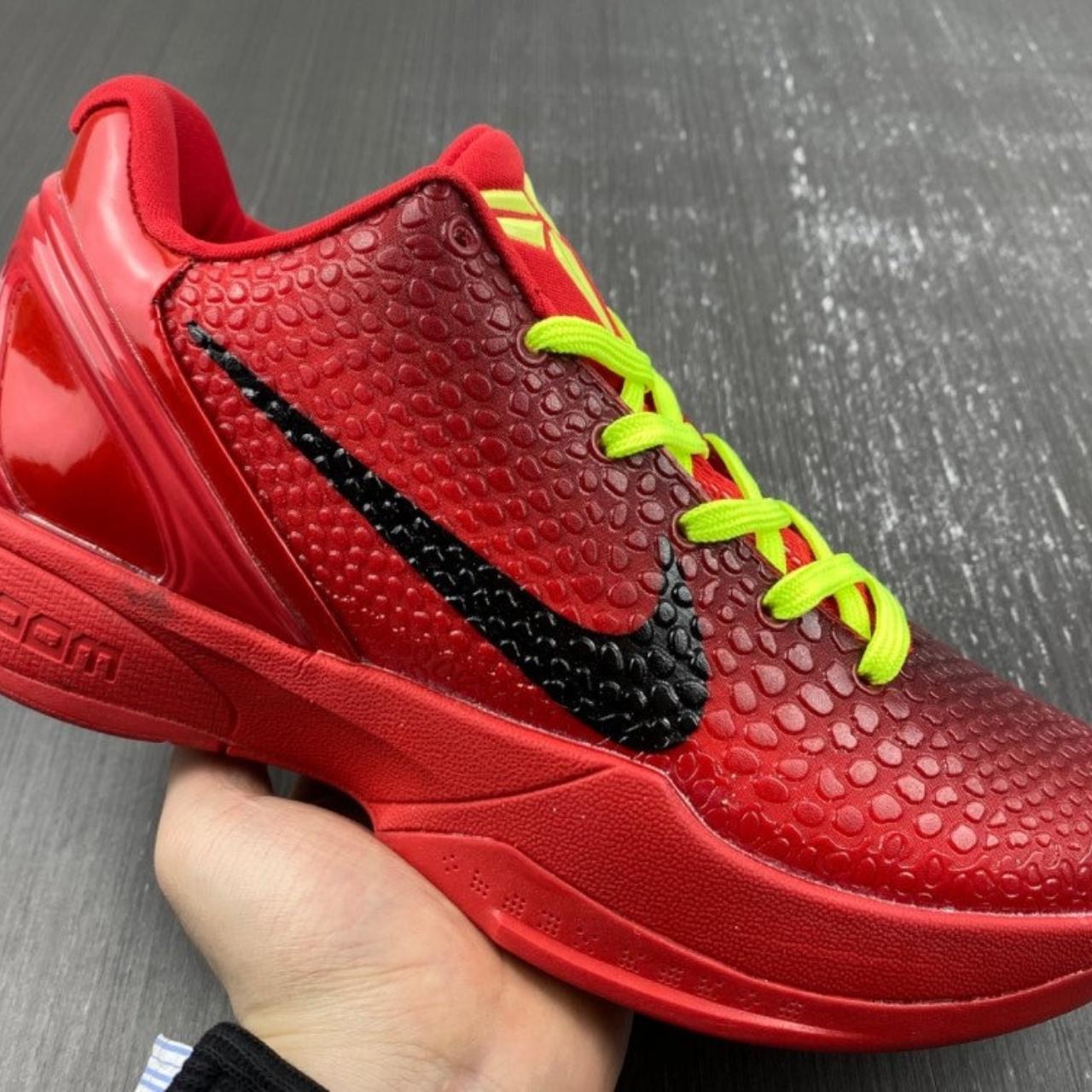 The Kobe 6 Protro Reverse Grinch sneakers are a bold... - Depop