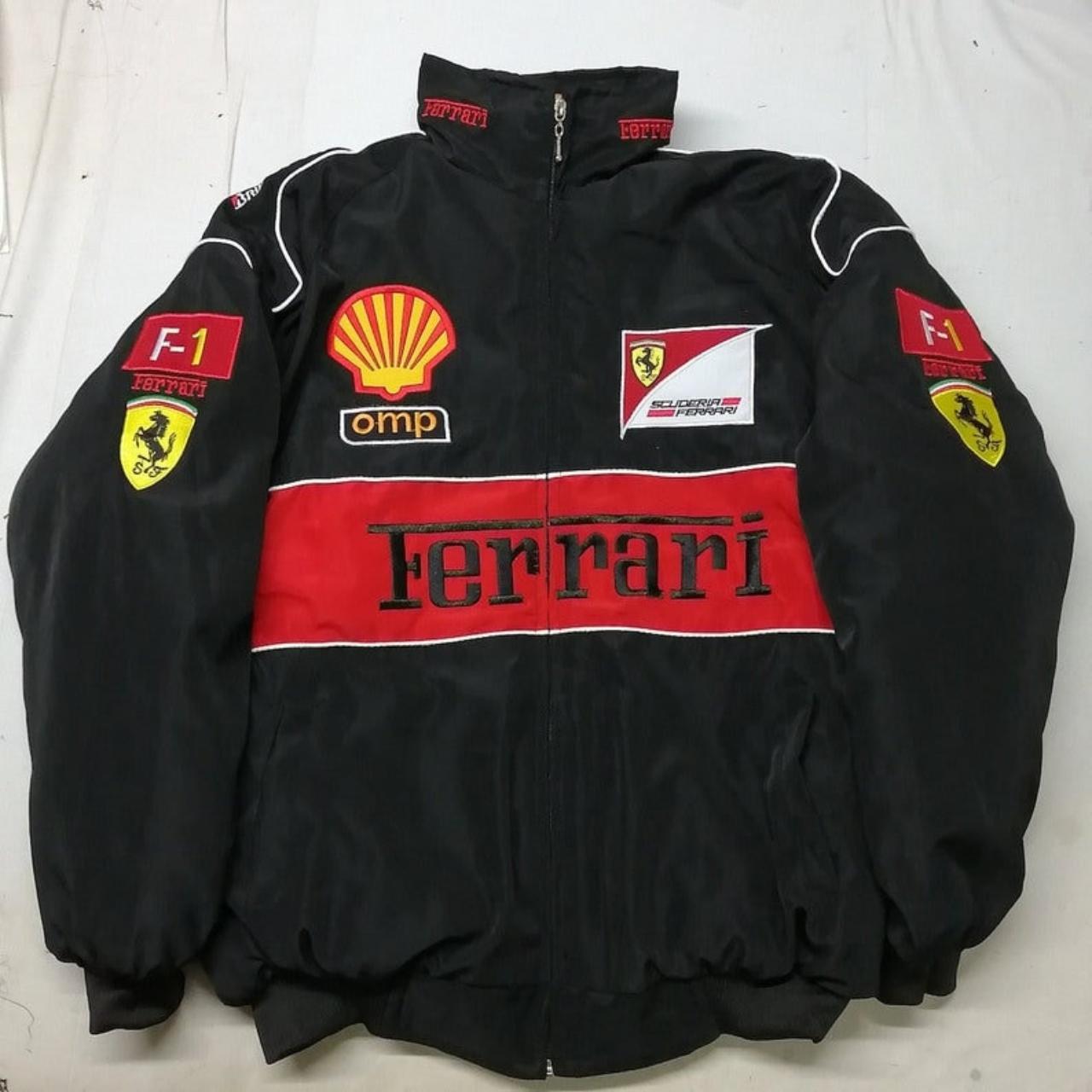 Formula 1 Ferrari Racing Jacket, Streetwear Racing... - Depop