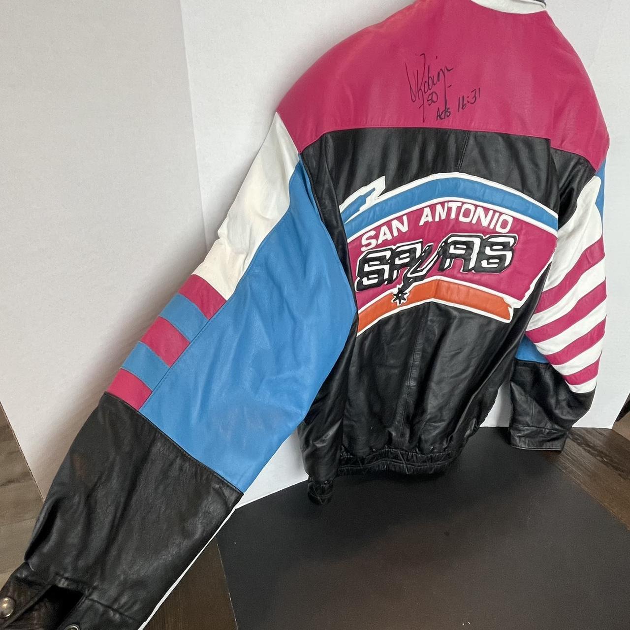 Vintage San Antonio Spurs 90s Leatherman Jeff | Depop