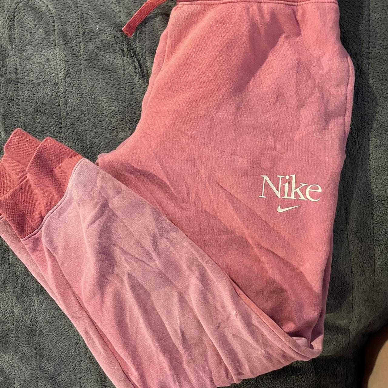 pink nike sweatpants men's