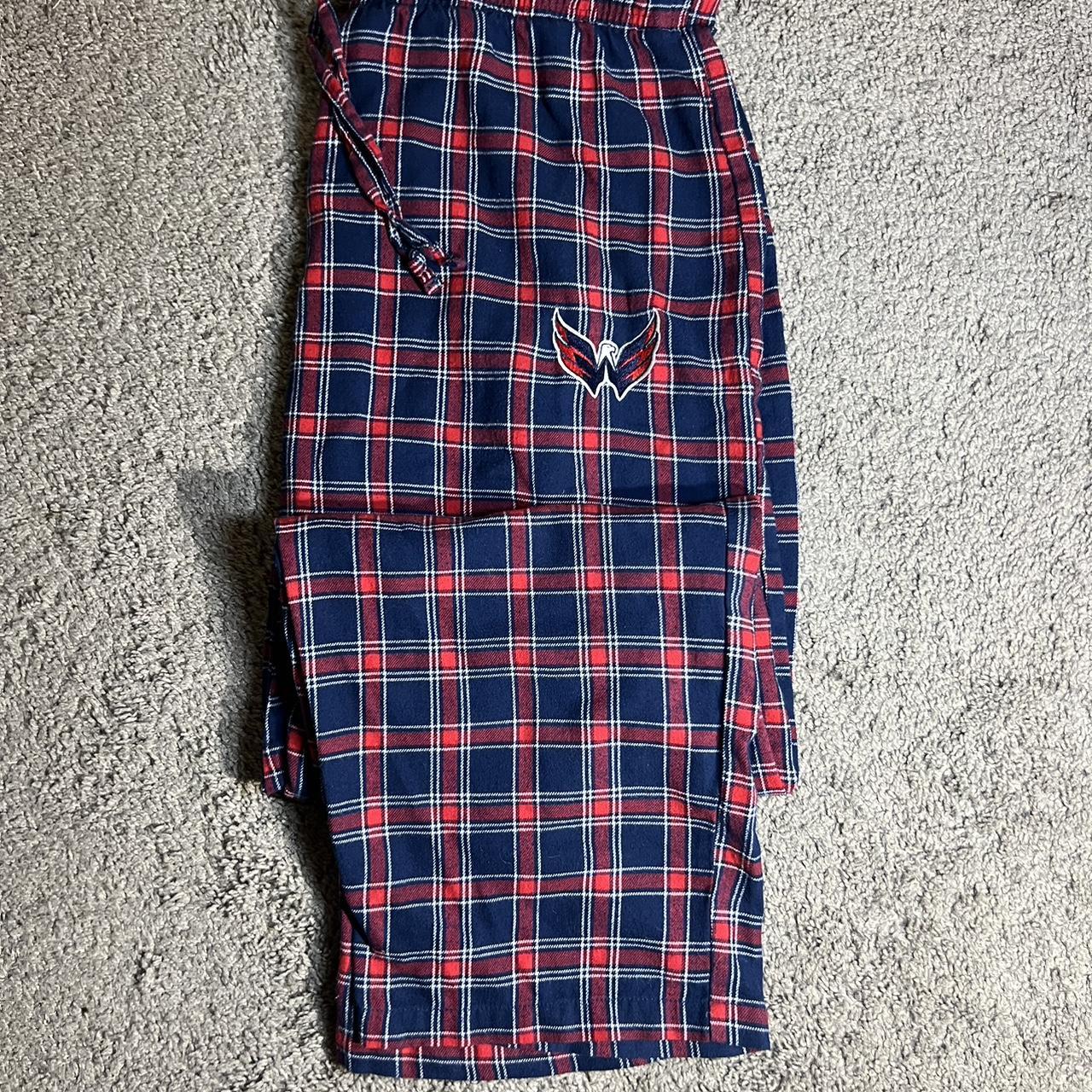 NHL Capitals Pajama Pants XL Great Condition,... Depop