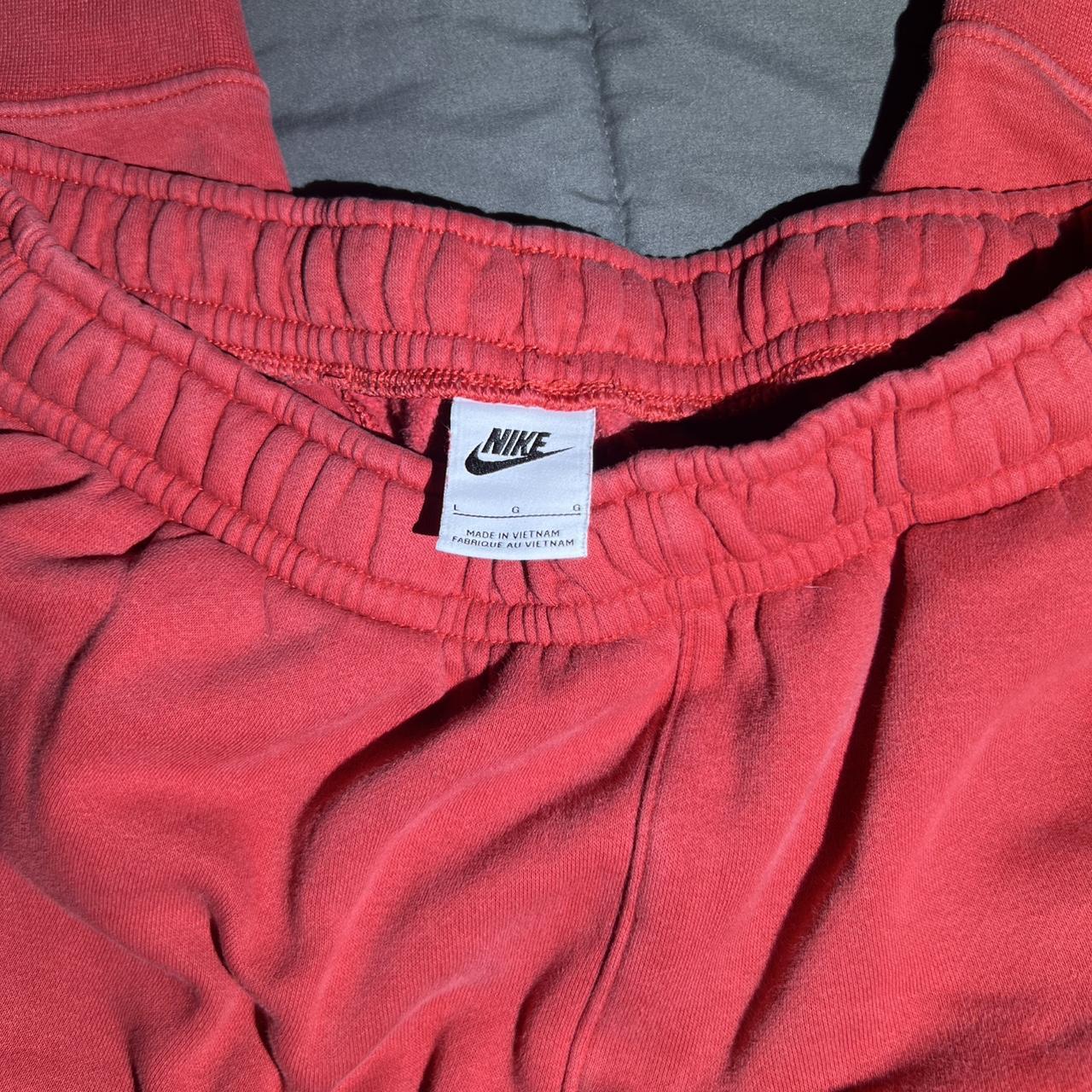 Nike Joggers Red and White Retail 60 SCROLL... Depop