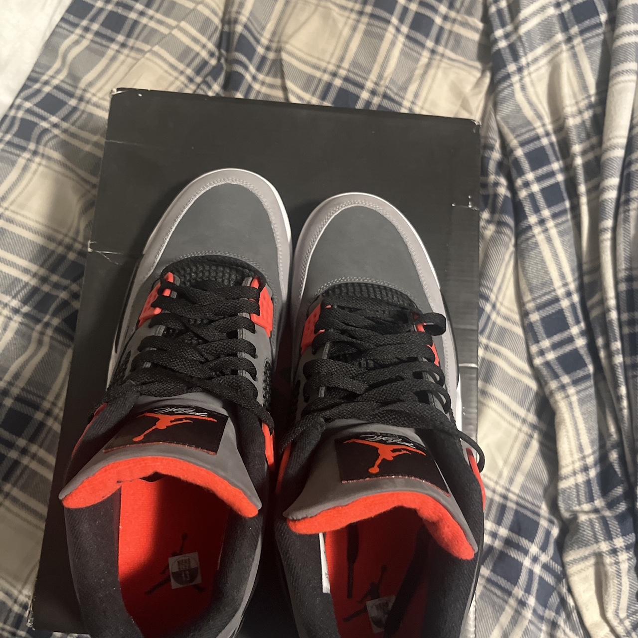 Jordan 4 Infared No Box Depop 3928