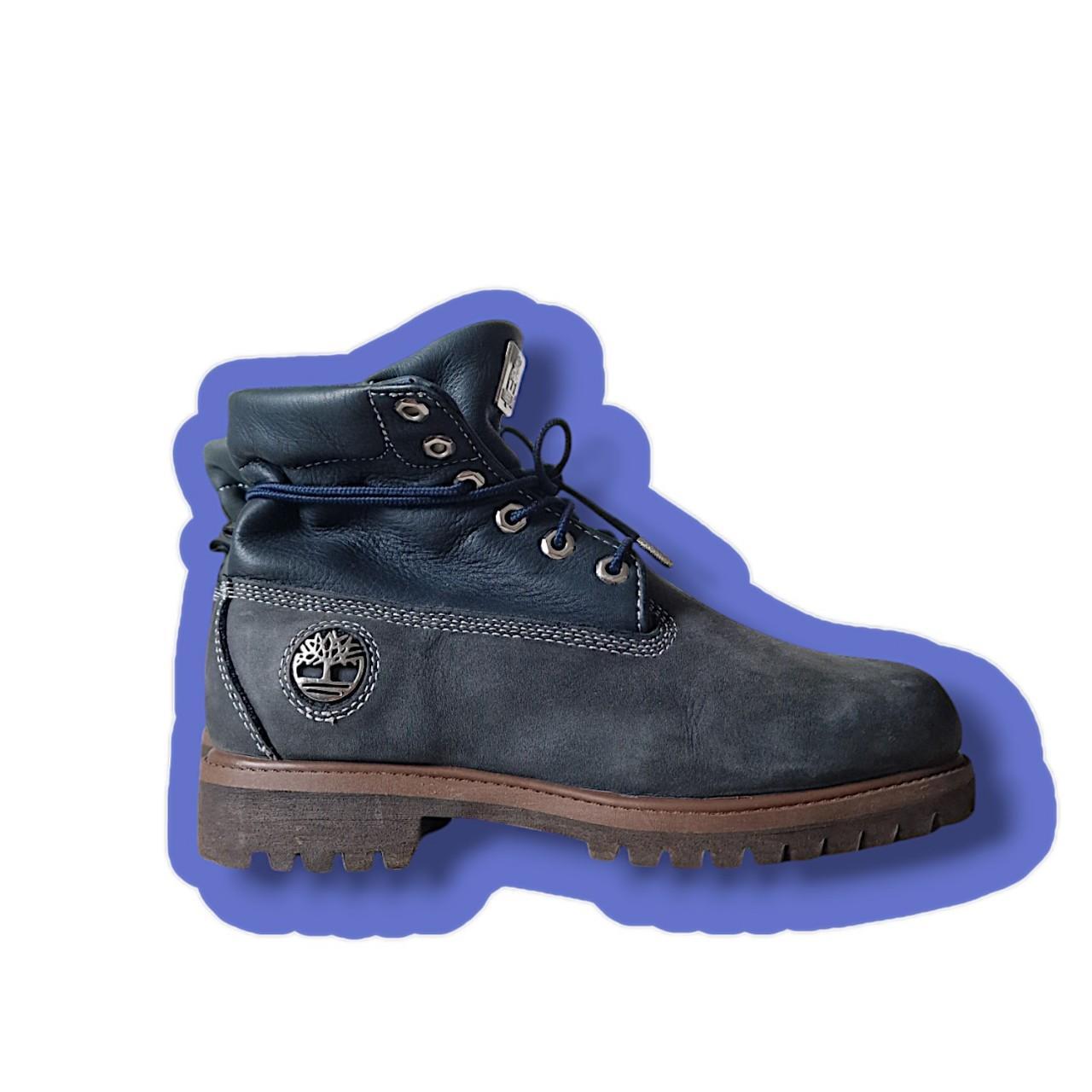 Super rare navy and silver Timberland Classic Depop