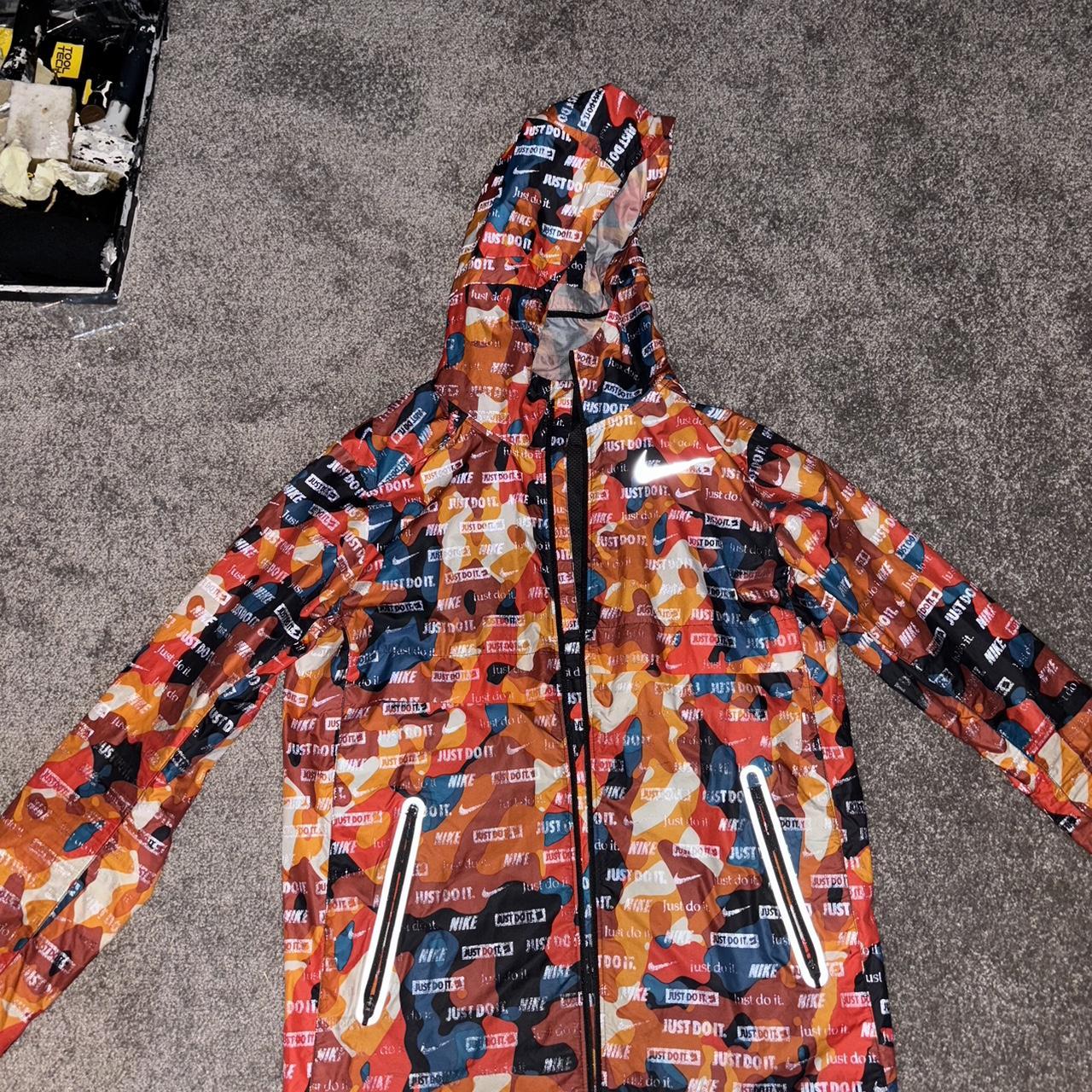 Orange camo reflective Nike jacket Perfect