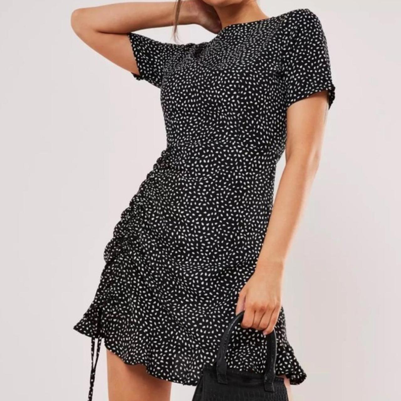 Missguided polka dot tea dress hotsell