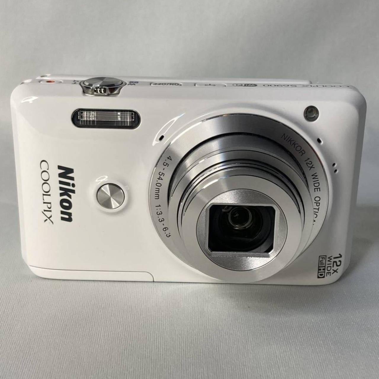 Nikon COOLPIX S6900 White 12x 16.0MP Digital Camera... Depop