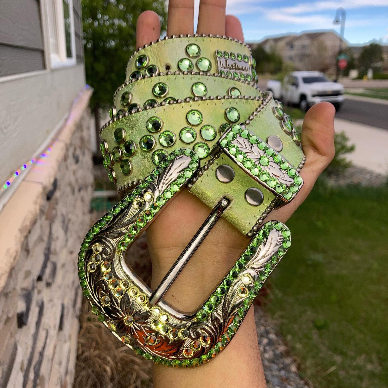BB Simon belt 💚🧪 Size 32 (length size 42) Italian | Depop