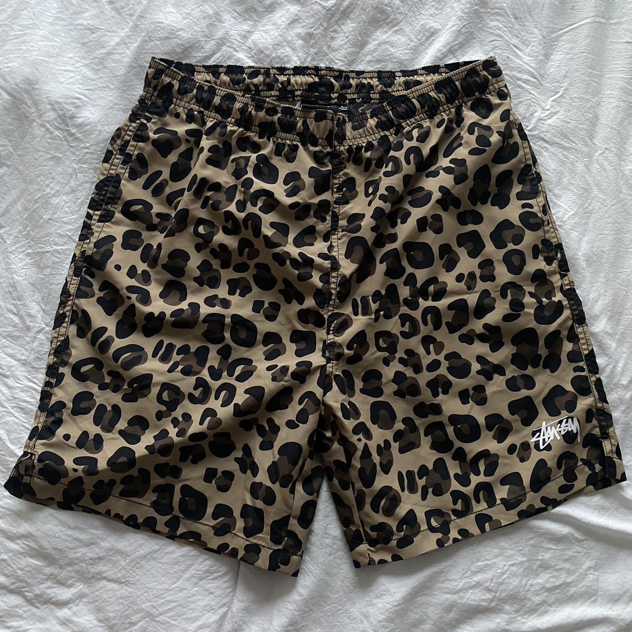 Stussy sales cheetah shorts