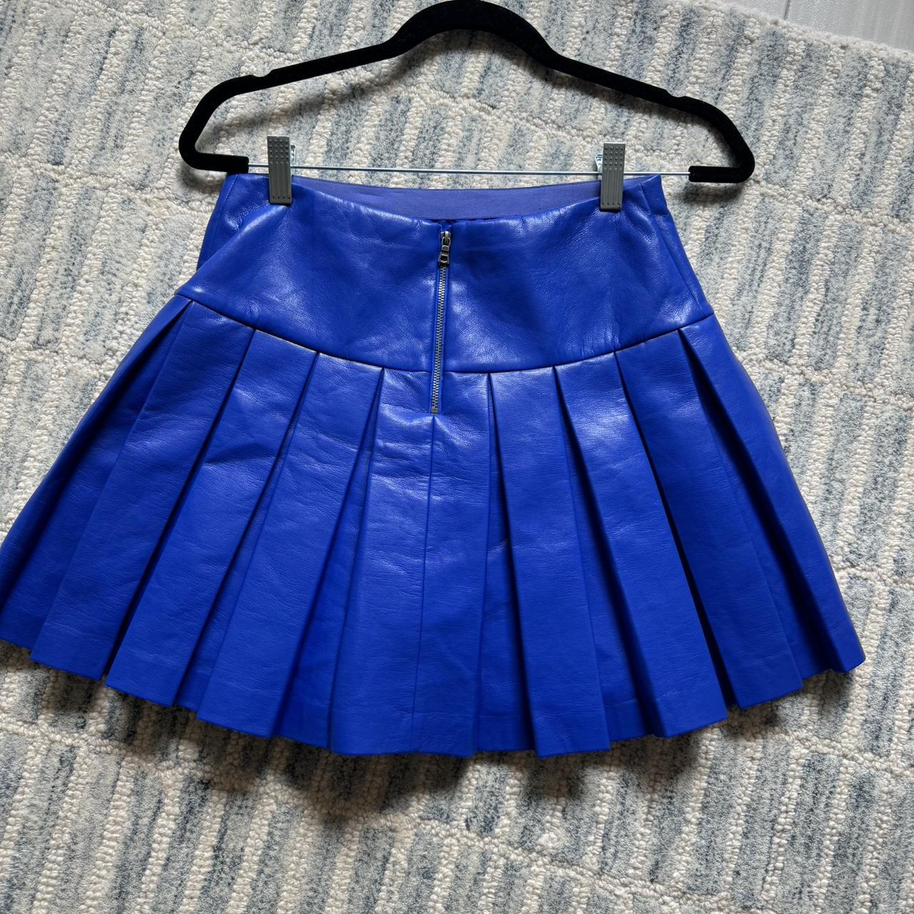 メゾンスペシャル Vegan Leather Volume Skirt BLU Maison Special Vigan Leather Volume Skirt Puff Long Length
