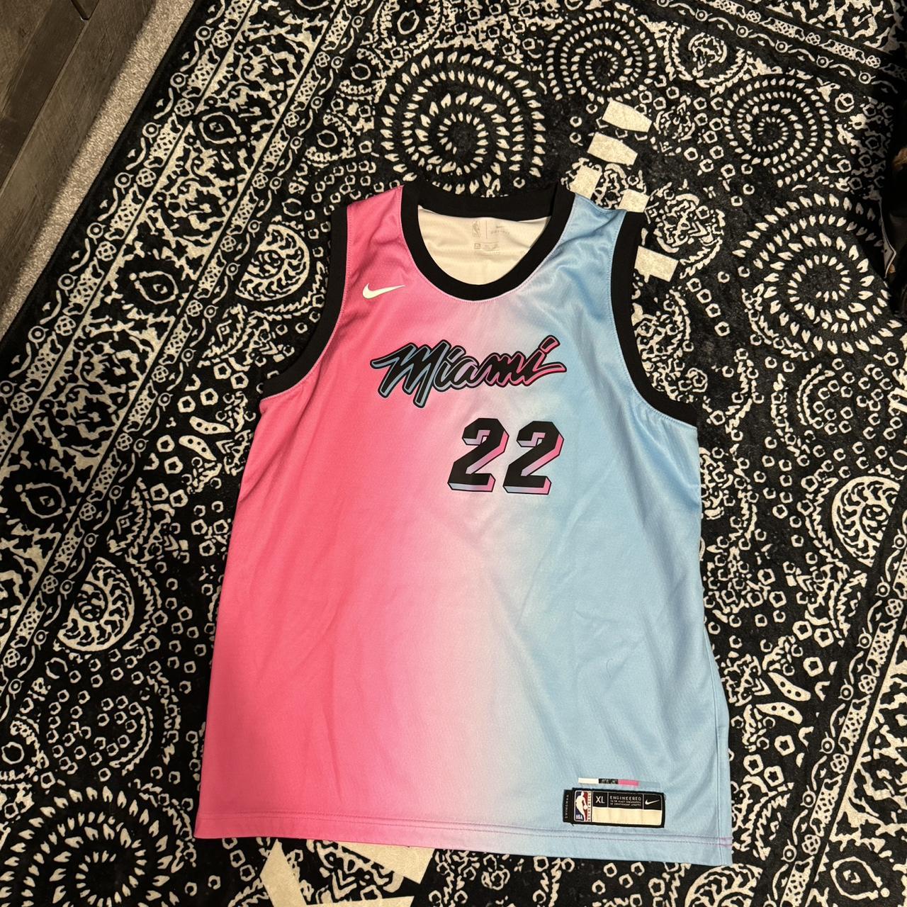 jimmy butler jersey pink and blue