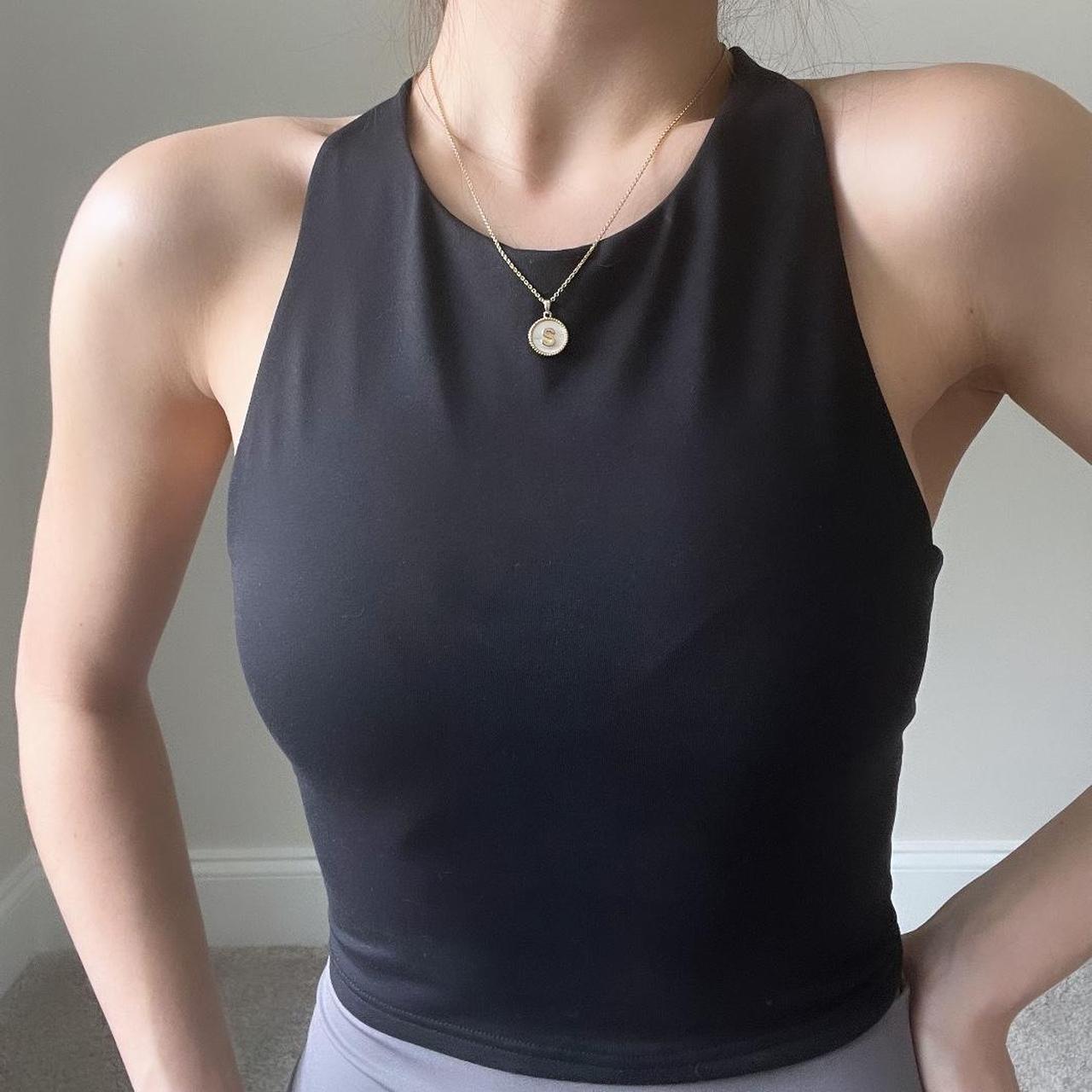 Alo yoga open back cross strappy tank top. Straps | Depop