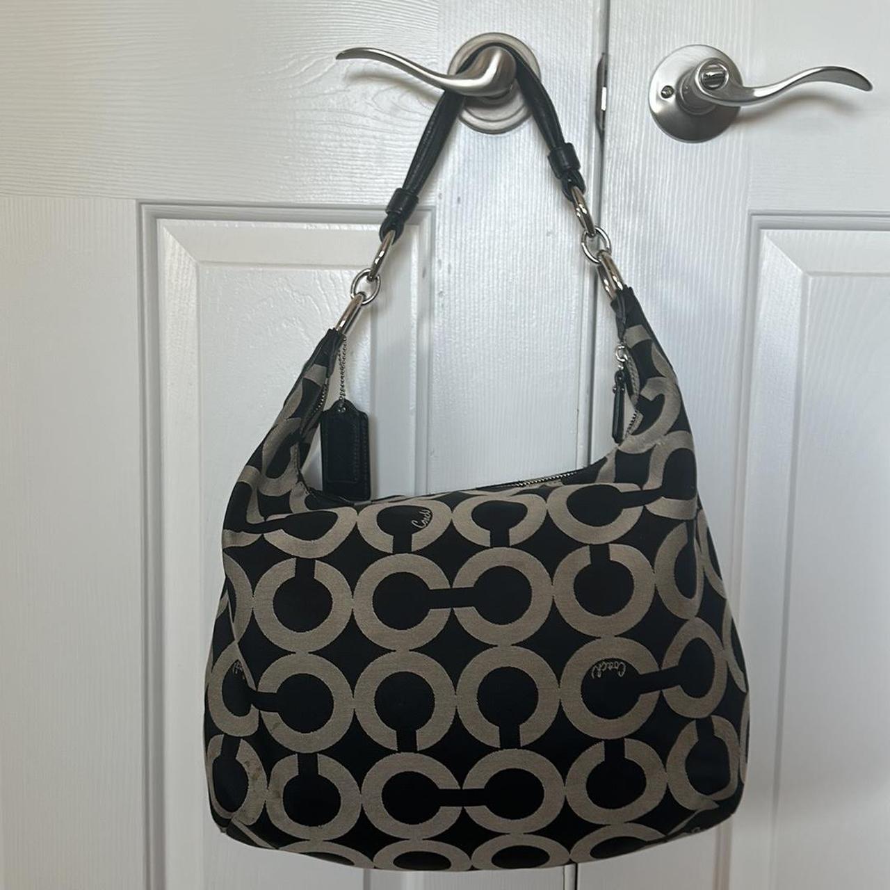 Coach hobo bag Kristen op art. Shoulder bag with | Depop