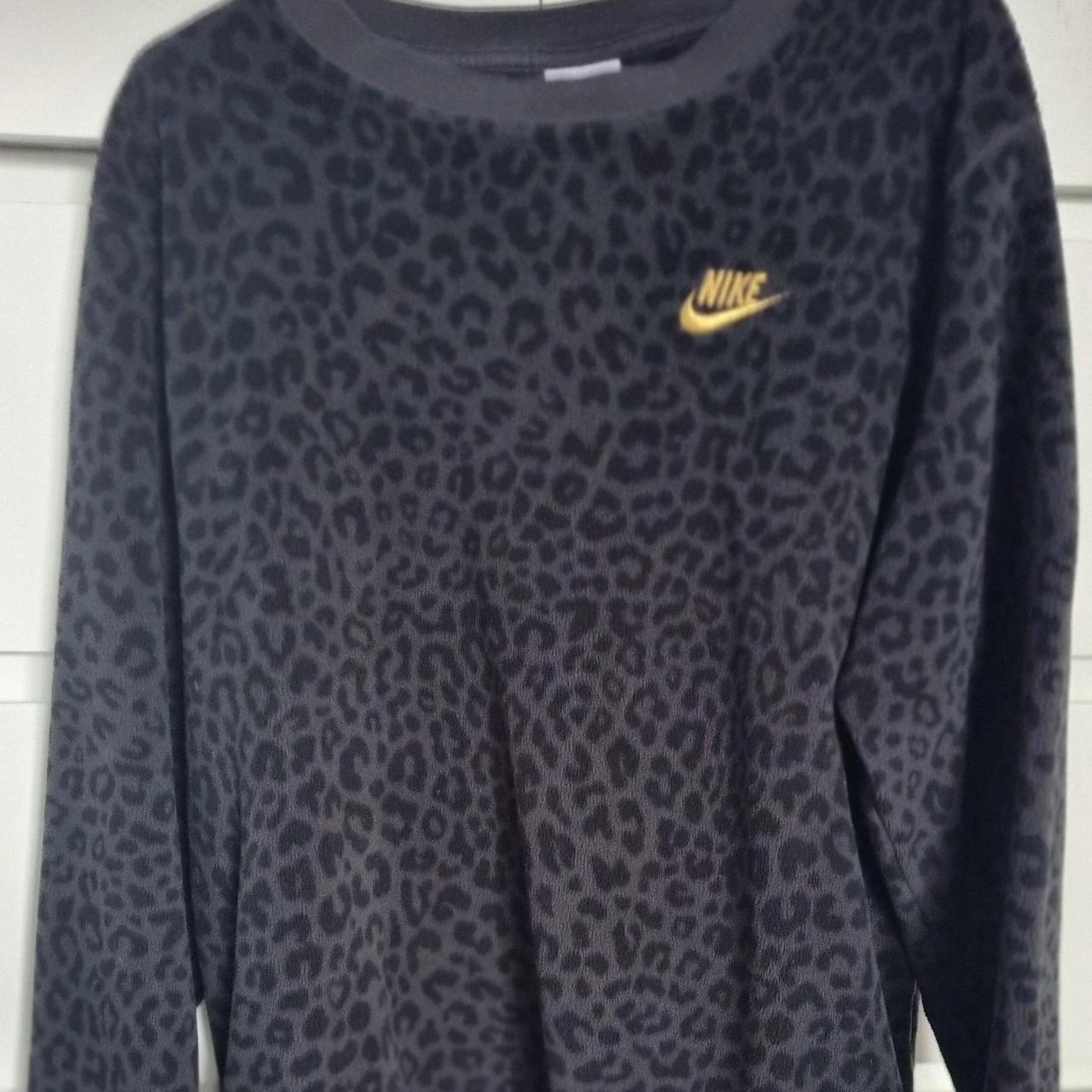 nike jumper with leopard print