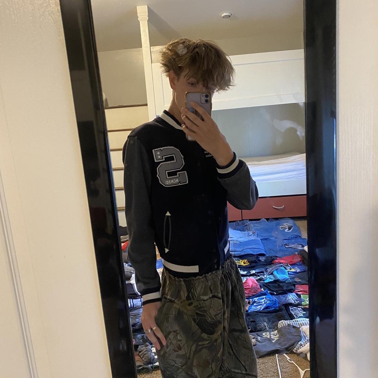 Stussy varsity-jacket - Depop