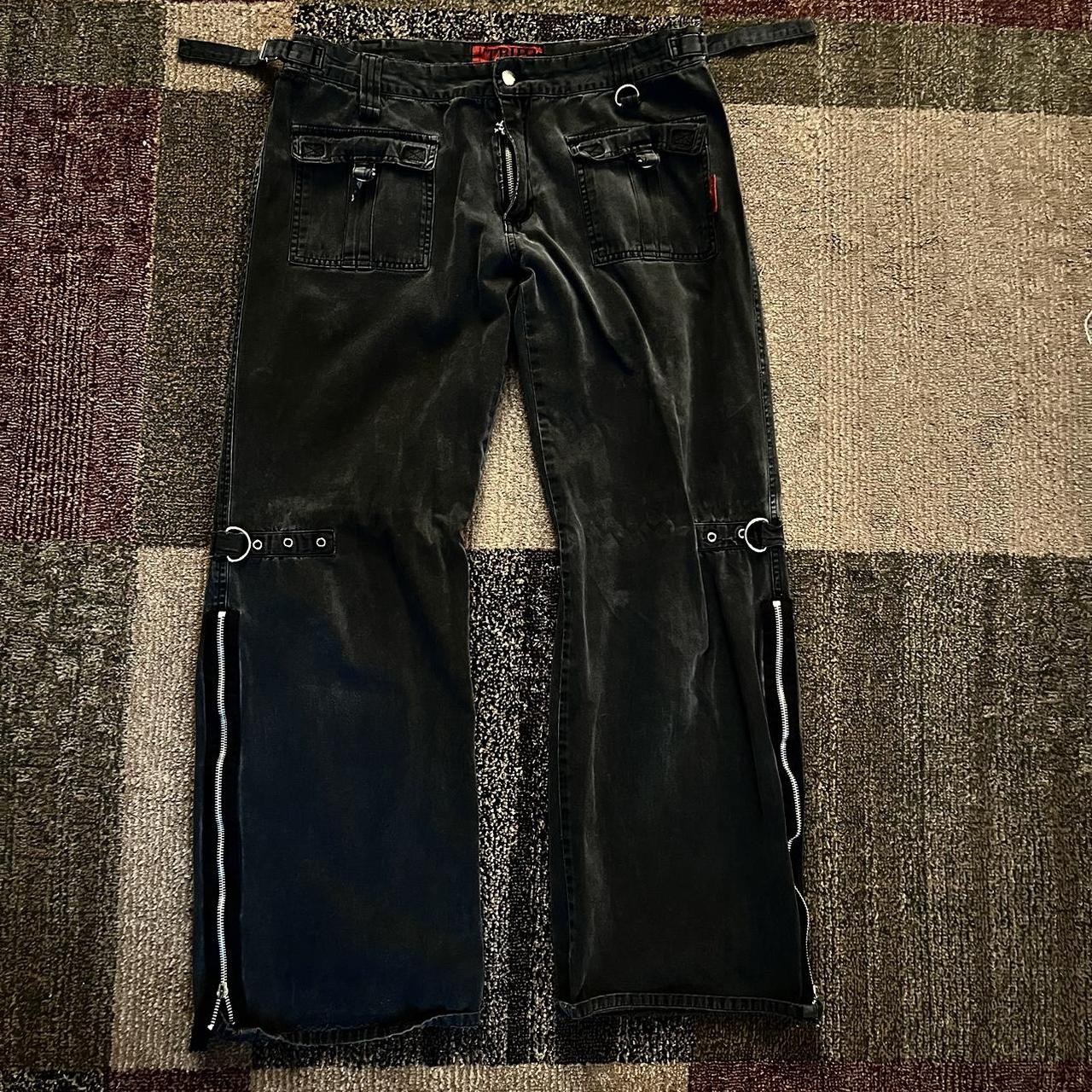 Tripp nyc bondage pants balenciaga raver small | Depop