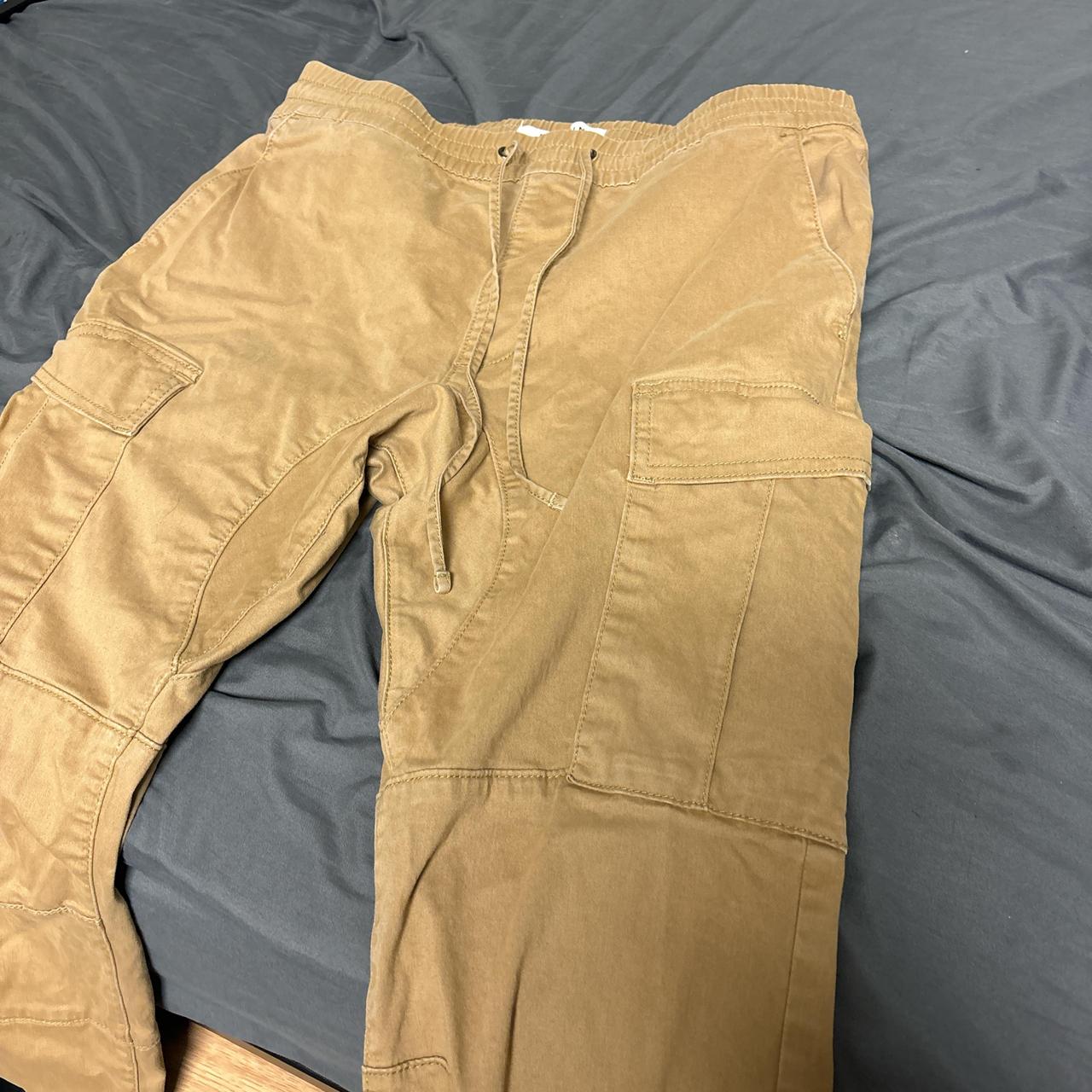 PacSun Men's Pants - Tan/Brown - M – Pacsun cargo pants. Size medium
