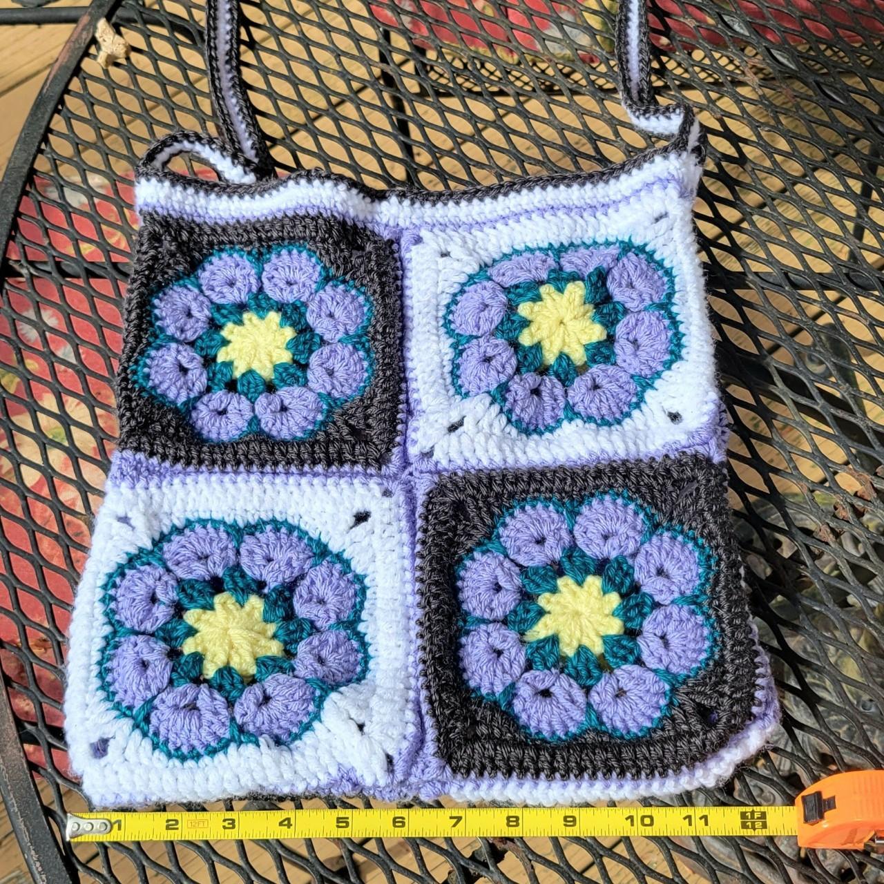 African Flower Shoulder Bag 🌸, This handmade