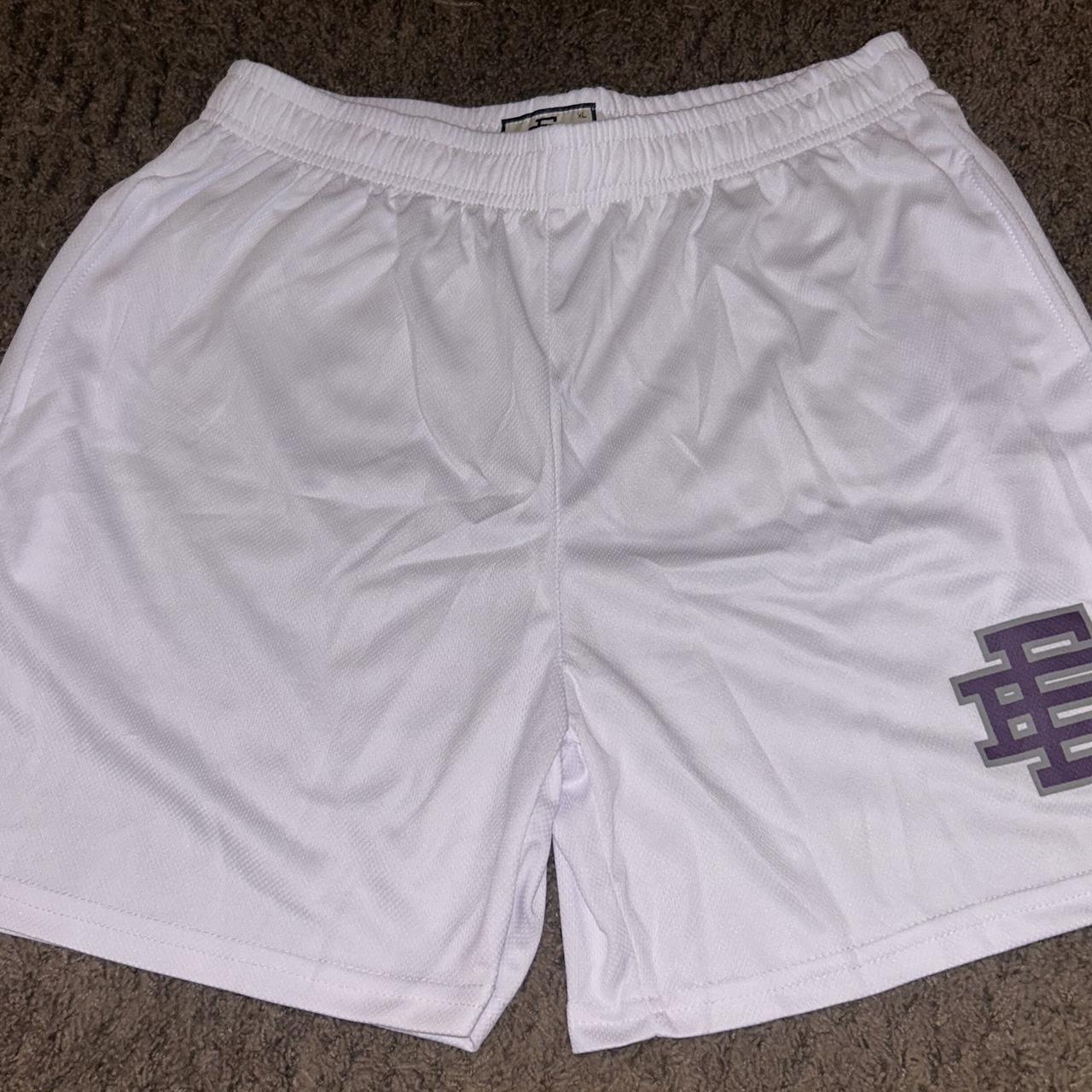 Eric Emanuel EE Basic high quality Shorts UNC White Caro Argyle SS21 Size (M) Medium