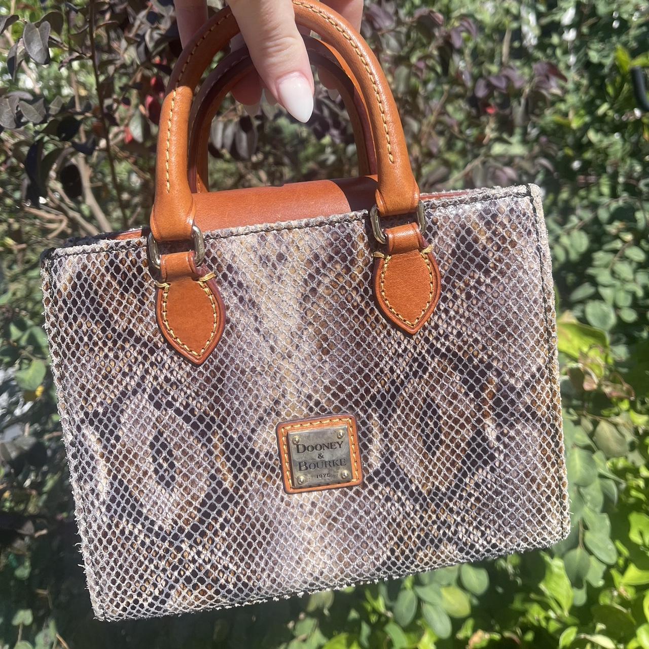 Dooney & factory Bourke Snake skin Handbag