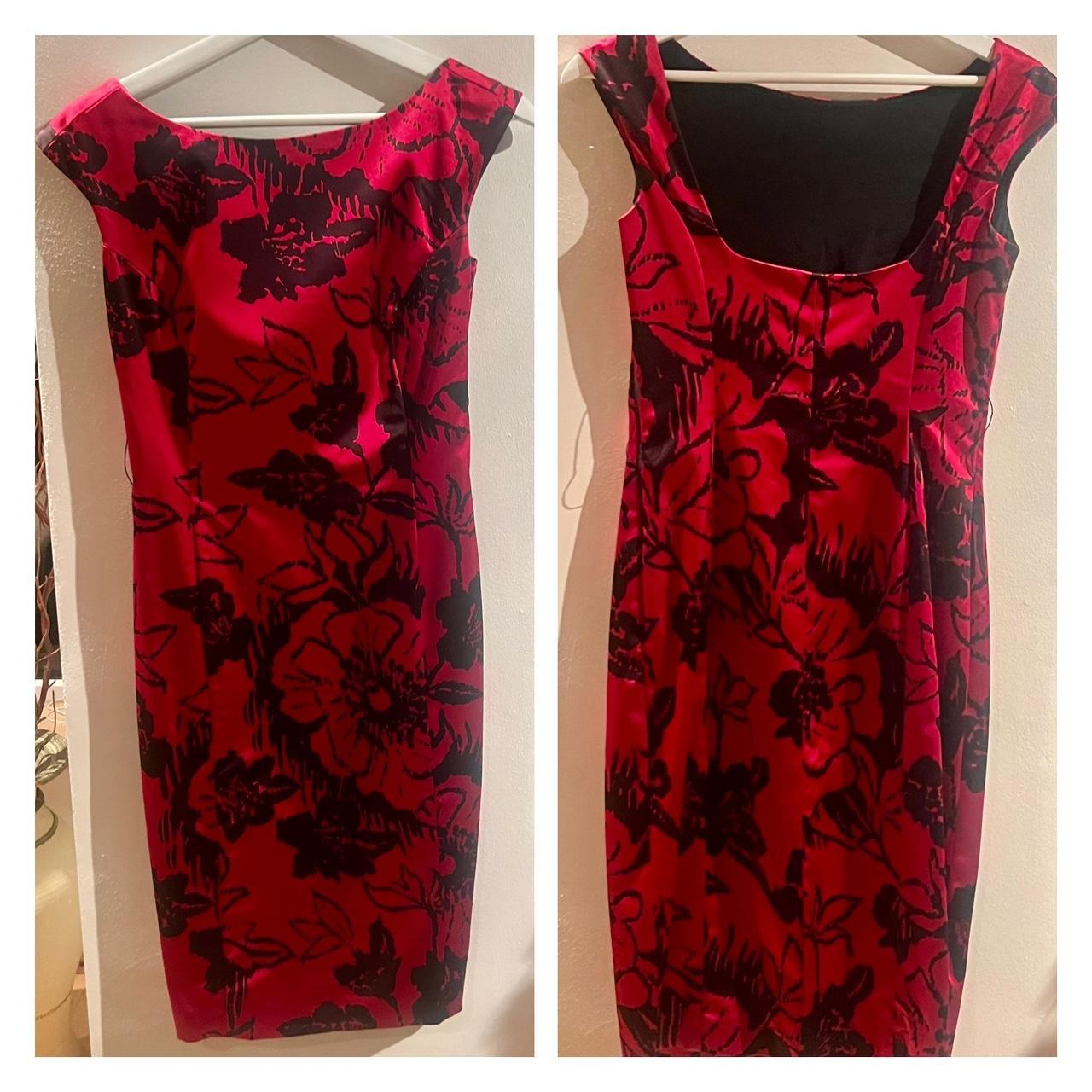 Coast red and black dress online