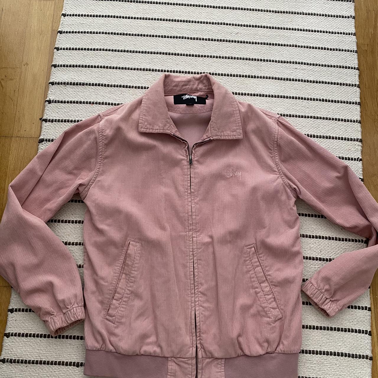 Stussy corduroy pale pink Harrington jacket. Men’s... Depop