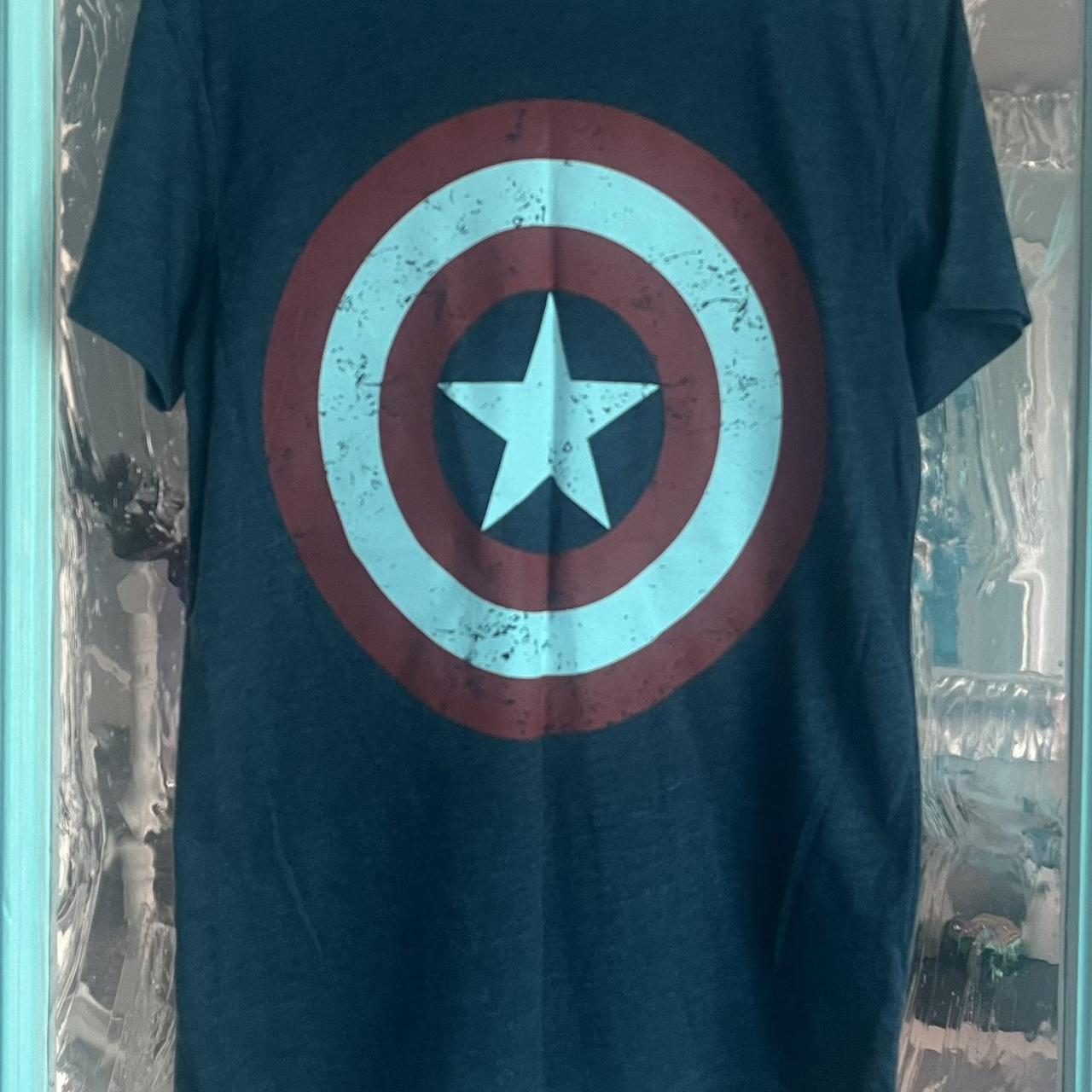 Small Black Grey Marvel Avengers T Shirt New Depop