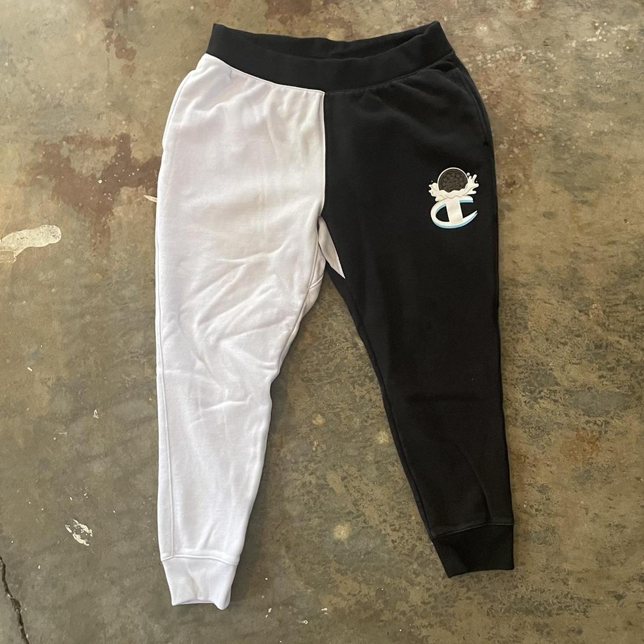 NEW Champion X hotsell Oreo Reverse Weave Colorblock Joggers Black/White