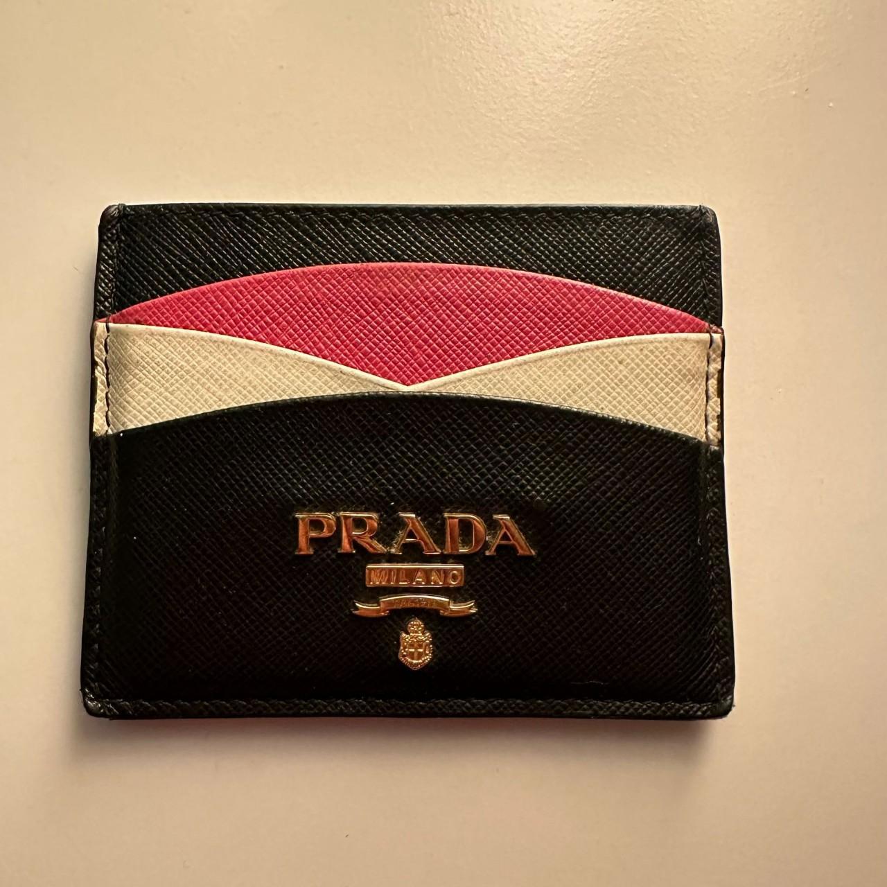 Prada Saffiano Leather Card Holder. Depop