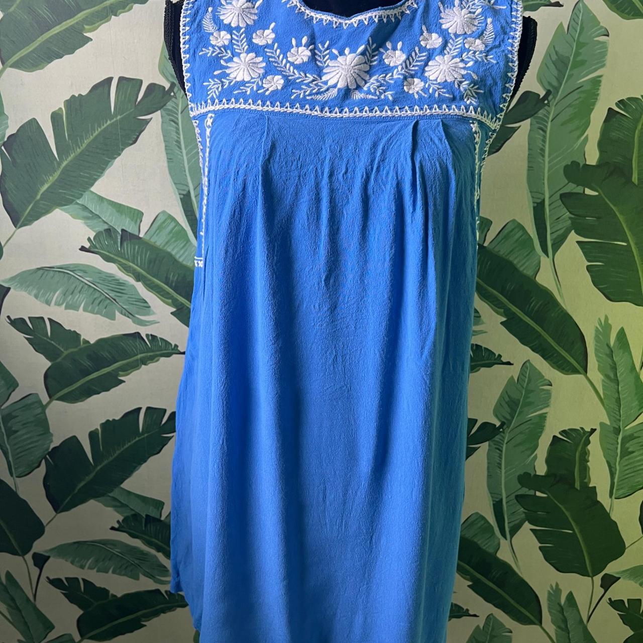 Little white lie women's blue and white boho cottage twee summer dresses