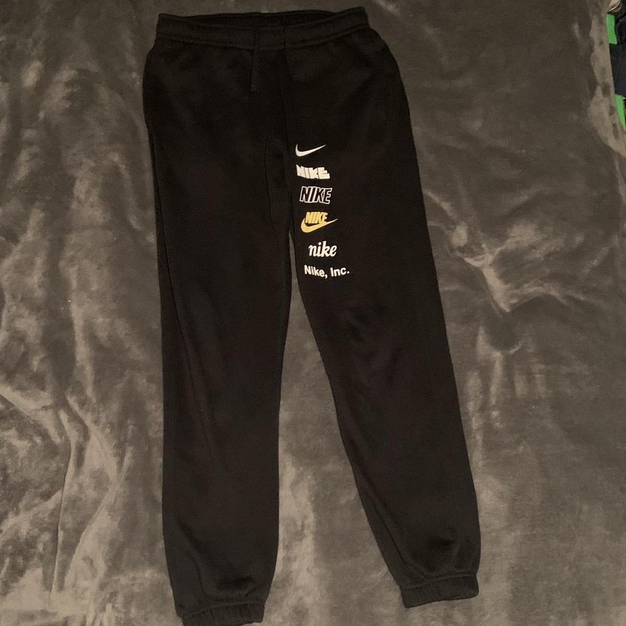 mens black nike joggers sale